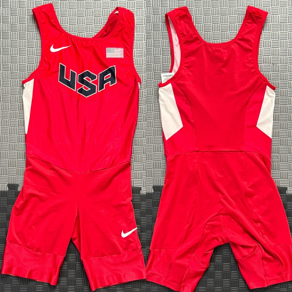 Nike 2012 Team USA Men’s Replica London Olympics Track Singlet Speedsuit SMALL